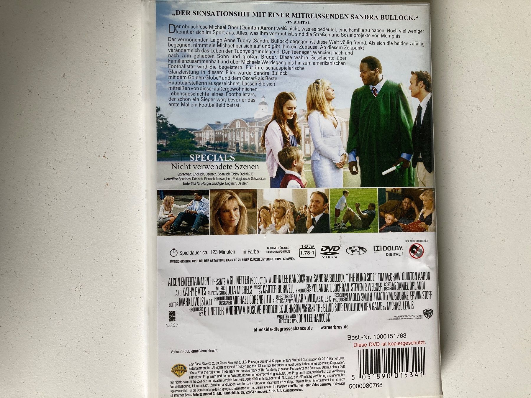 Tutti i DVDs: Blind Side Die Grosse Chance Sandra Bullock – Usato da Zürich venduto da Frangipan23 1