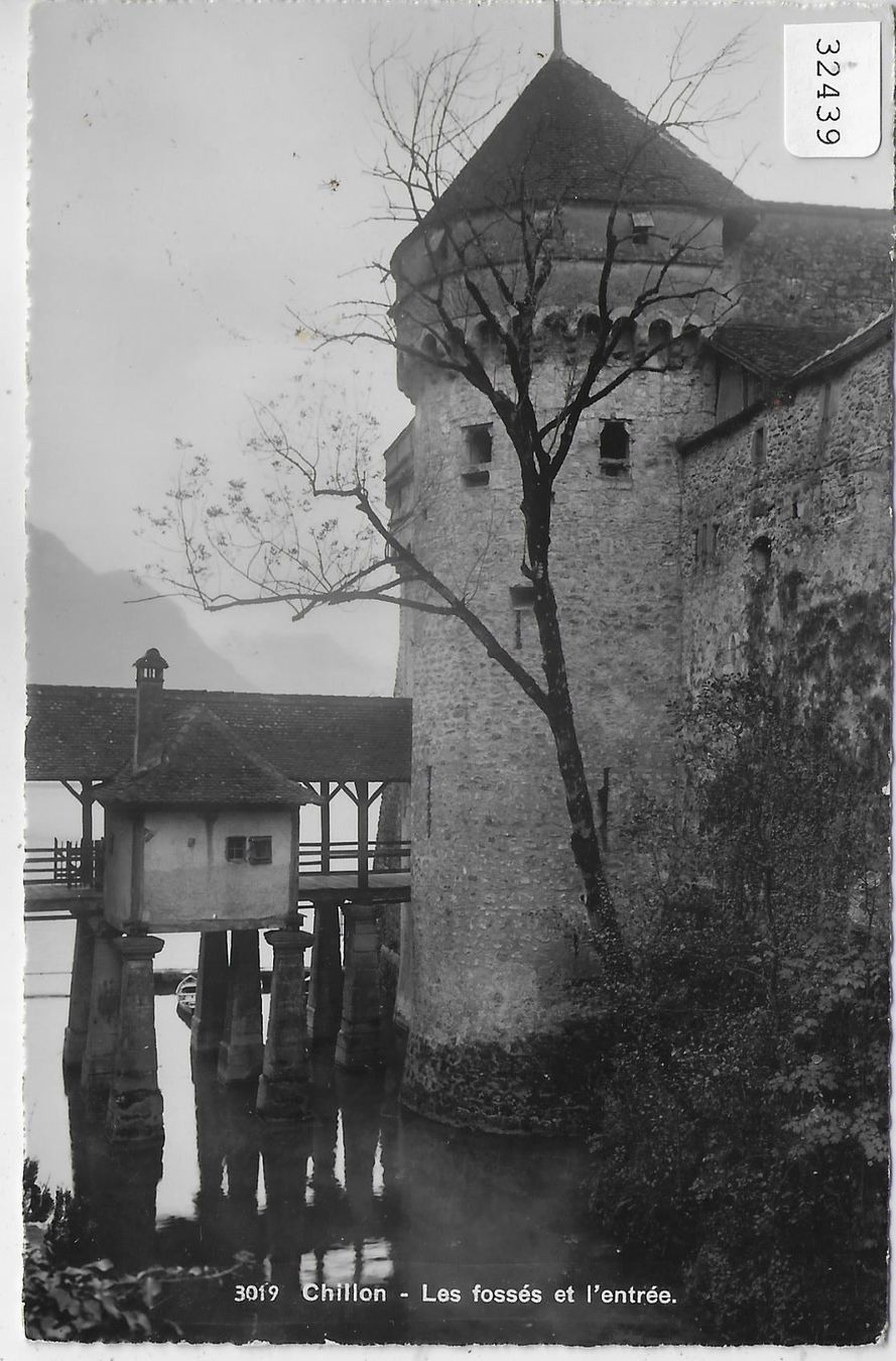 Cartoline postali: Chillon - Les fosses et l'entree – Usato da Ettingen venduto da Kartenplanet