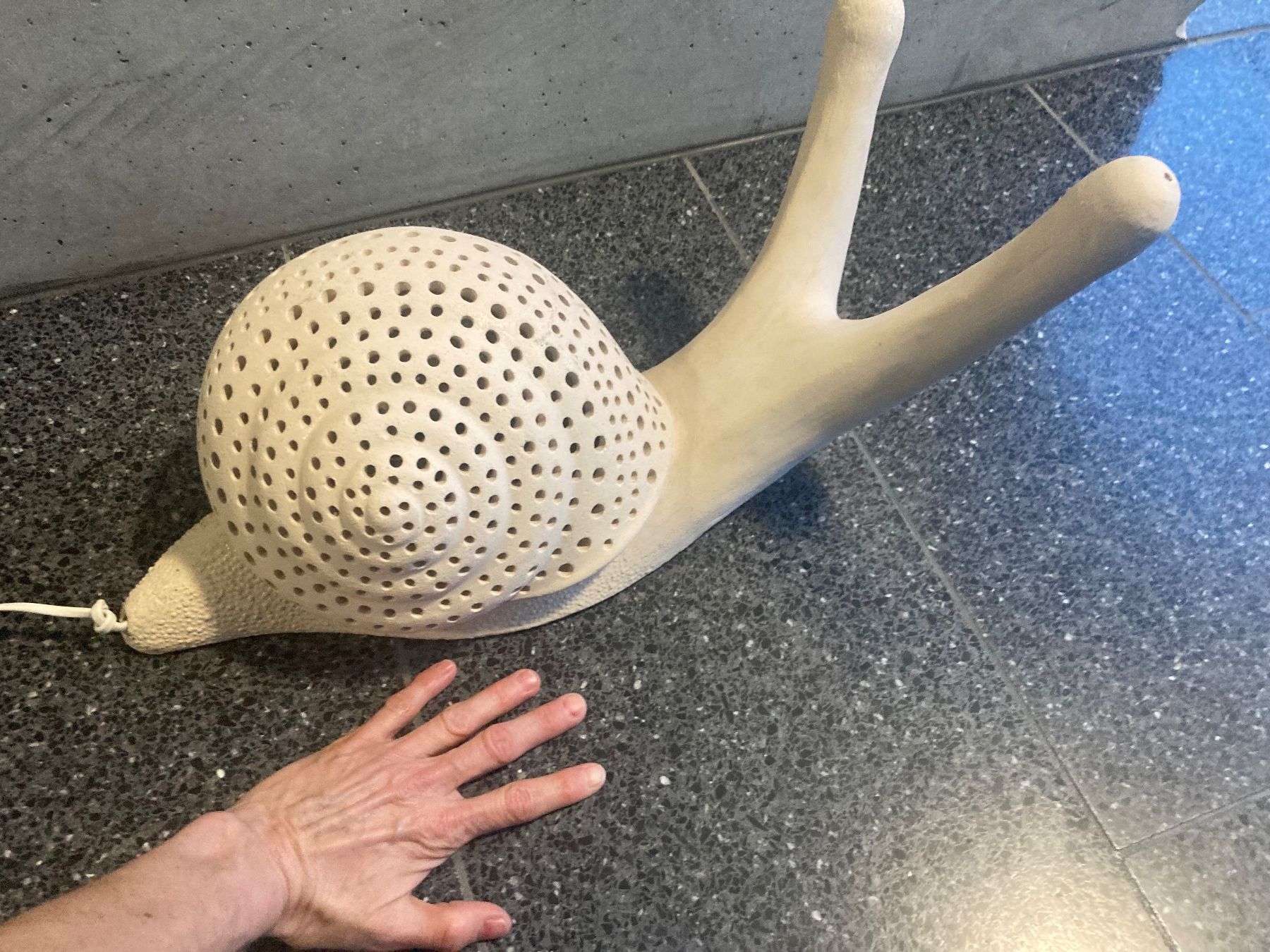 Lampade: grosse Keramik Schnecke Lampe, wunderschön, – Usato da Zürich venduto da Idbiw 7