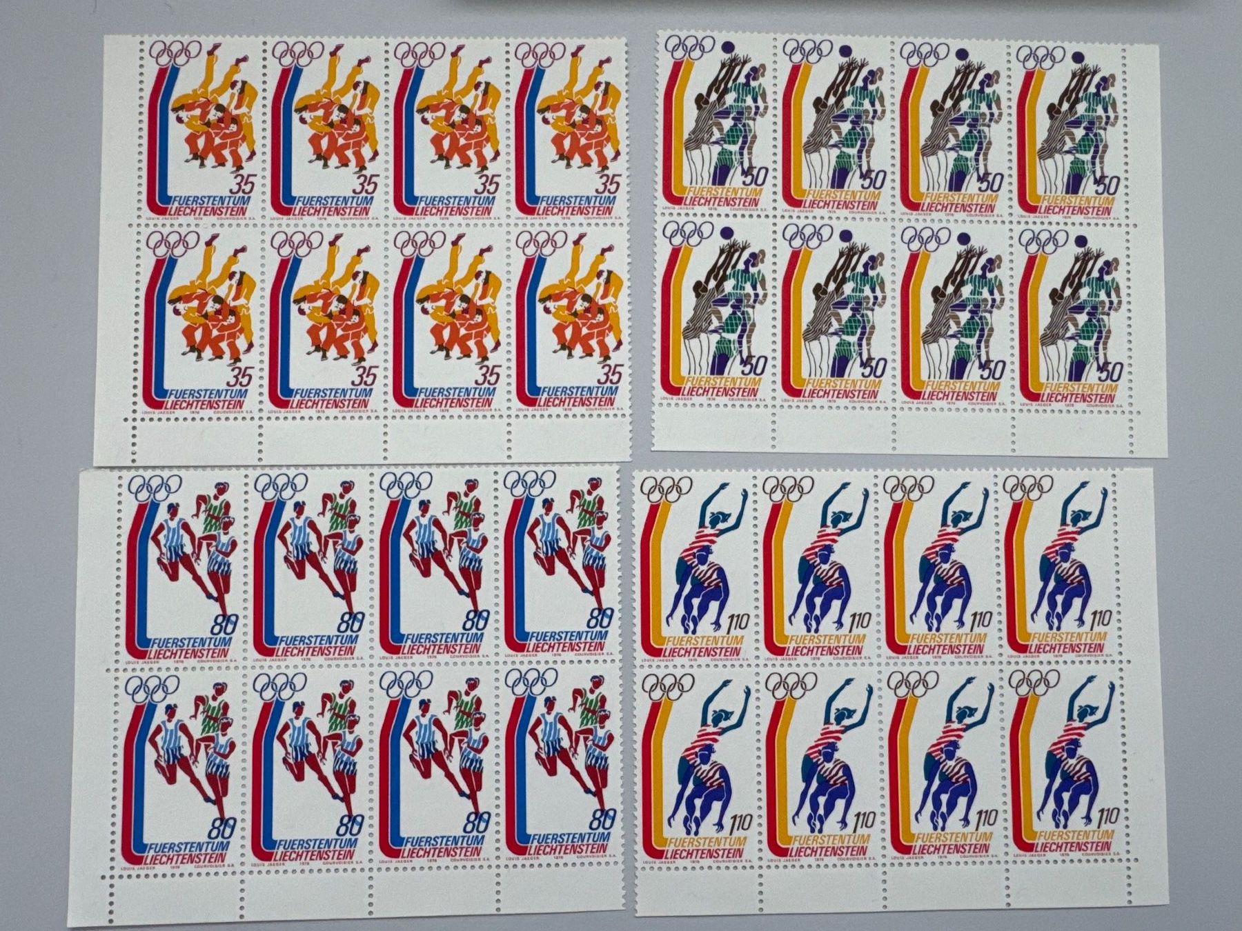 Alle Briefmarken: 1976 Olymp. Sommerspiele, Mi561-654,** – Gebraucht aus Küssnacht am Rigi von POSTOMASTER
