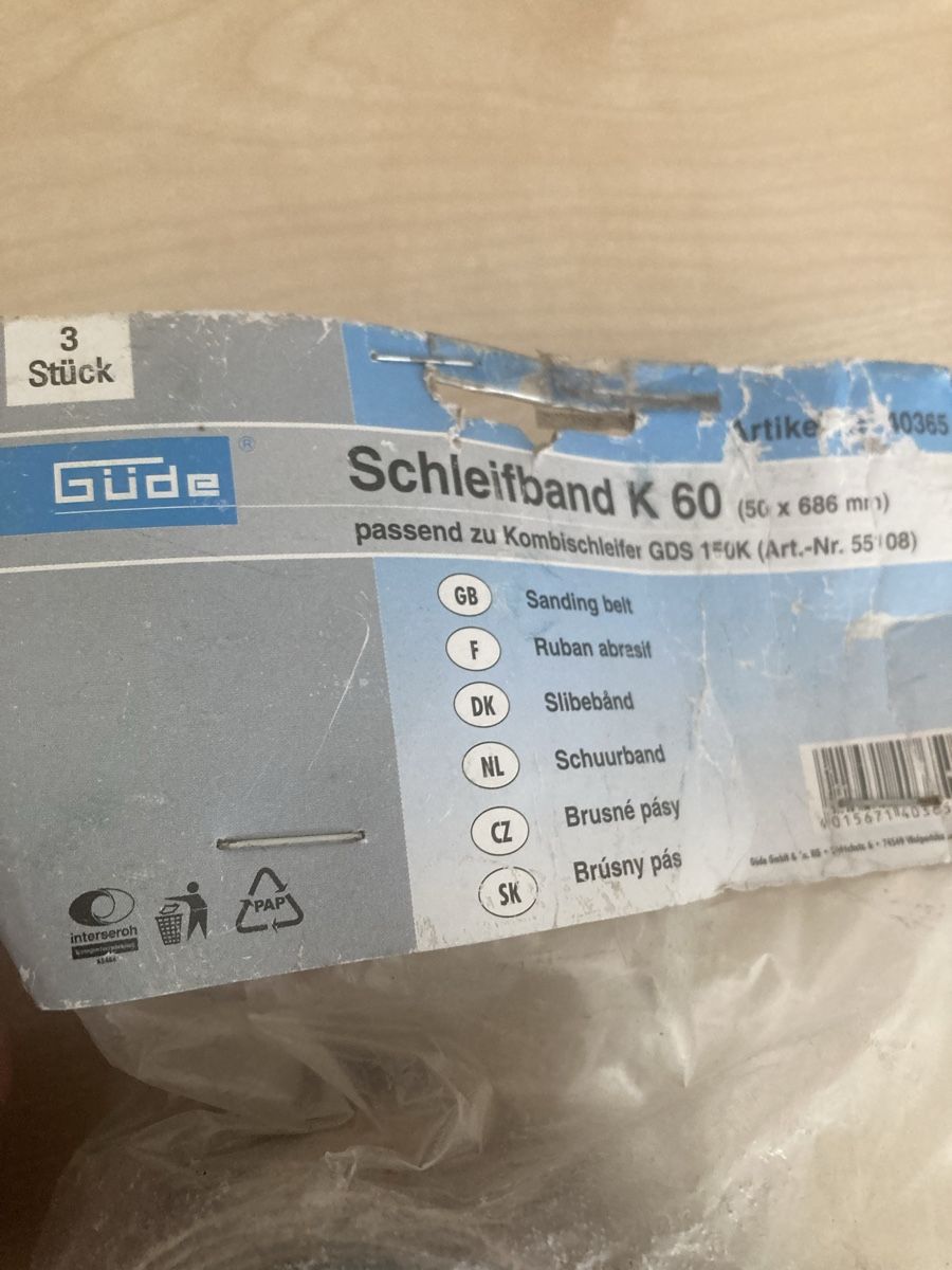 Smerigliatrici & Lucidatrici: Schleifband – Nuovo e nell'imballaggio originale da Frauenfeld venduto da mat_8nwr 1