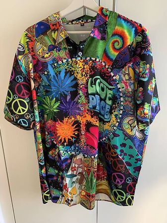 Party-Hemd - 60er Jahre - 3XL