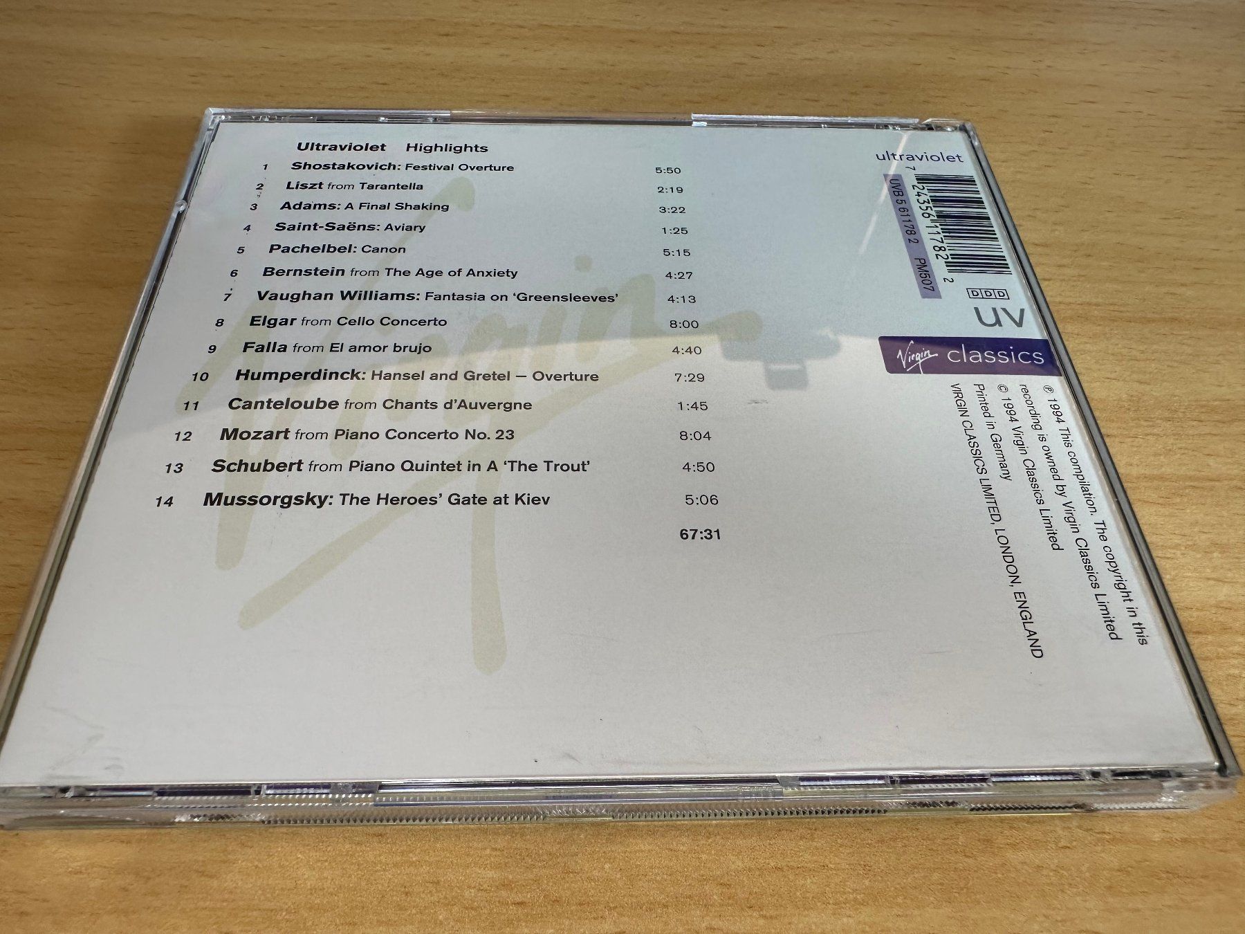 CD: Various – Ultraviolet Highlights – Usato da Rikon im Tösstal venduto da Alpenmutz 1