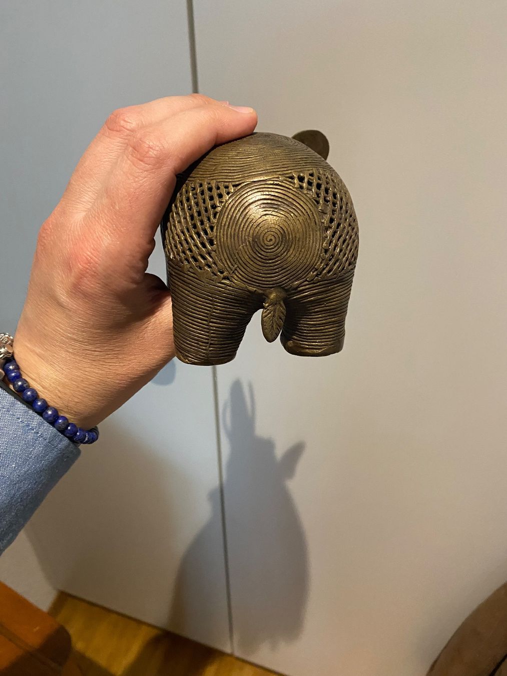 Statuette: Éléphant en bronze africain – Usato da Grand-Lancy venduto da sellart 3