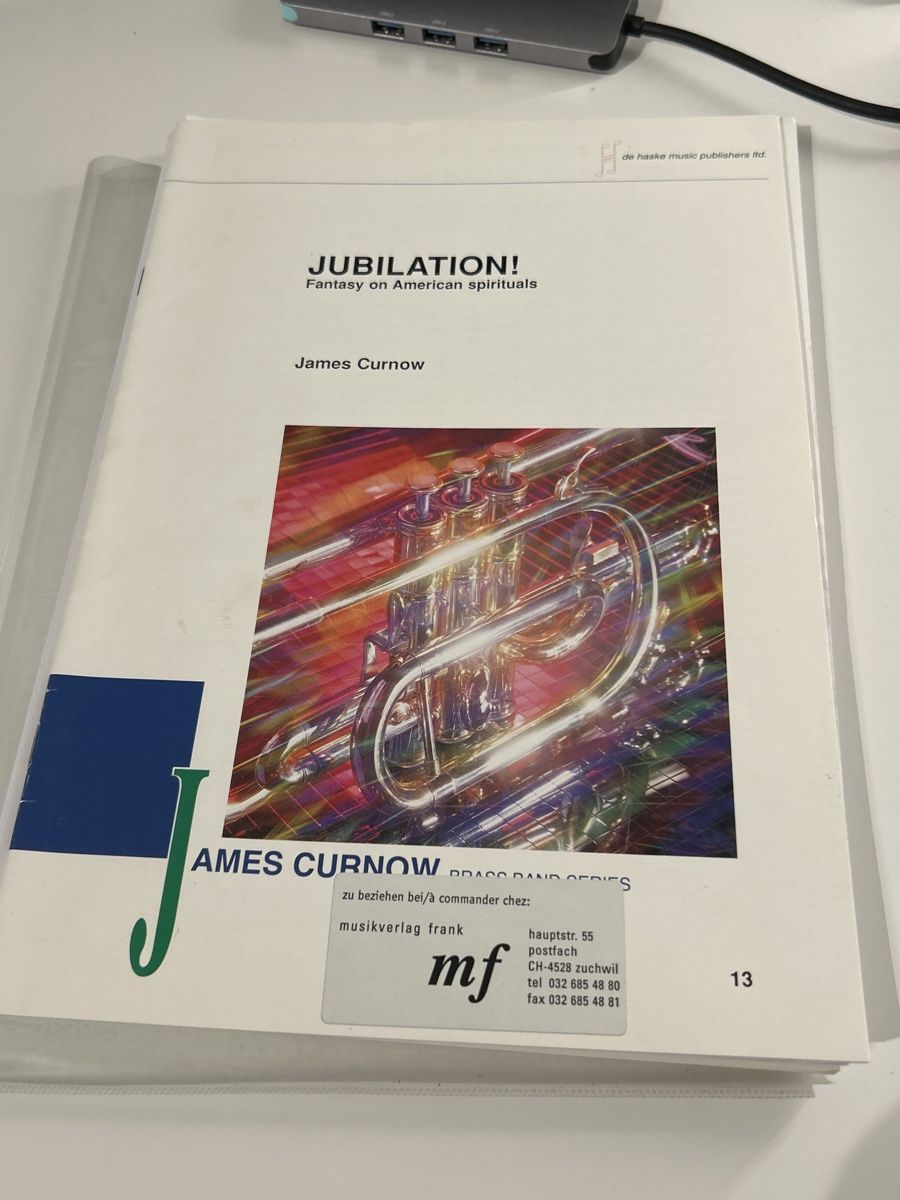 Banknoten: Brass Band Noten: Jubilation – Neu (gemäss Beschreibung) aus Galgenen von Red27
