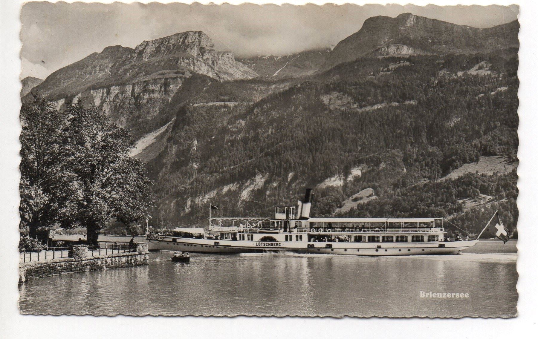 Cartes postales: BRIENZERSEE Dampfschiff Lötschberg – D'occasion à Jona par philajona