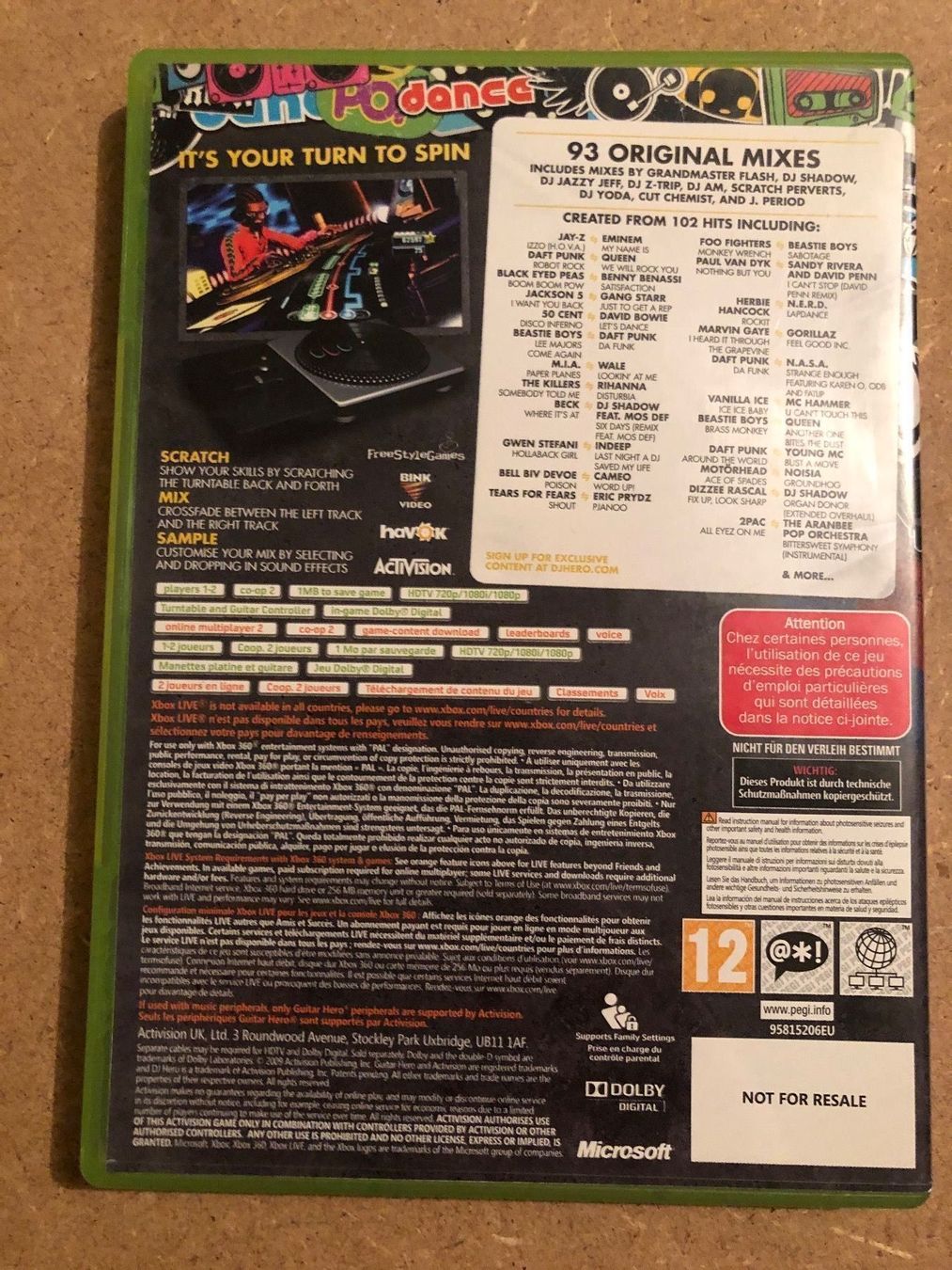 Spiele: DJ Hero für Xbox 360 – Gebraucht aus Kestenholz von Mad18 1
