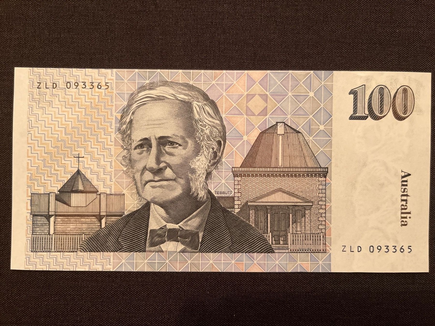 Banknoten: Australien 100 Dollars 1992 Bankfrisch – Neu und originalverpackt aus Zürich von Polarcita 1