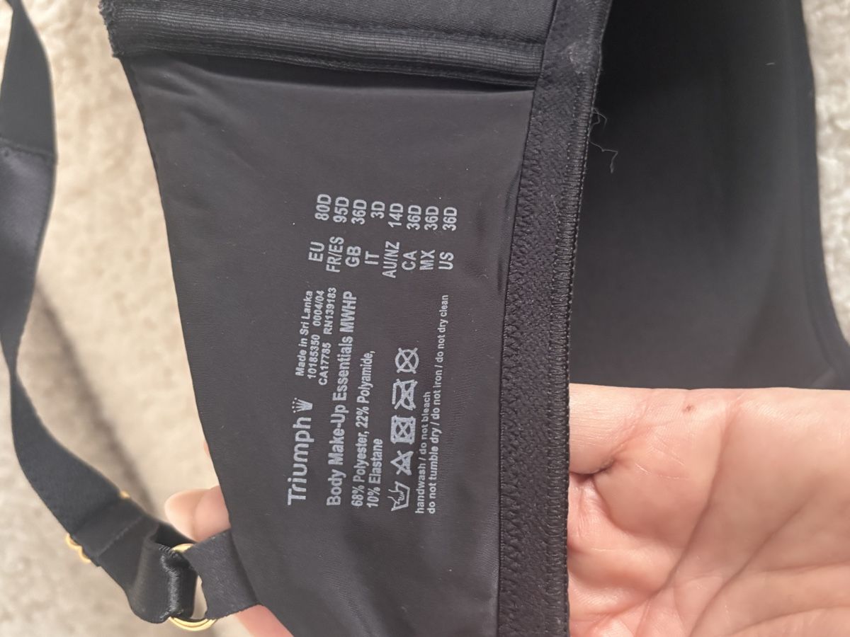 Triumph Altra biancheria intima: 2 Triumph BHs Grösse 80D schwarz – Nuovo (secondo la descrizione) da Frauenfeld venduto da myl_msh9 6
