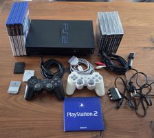 Playstation 2 mit PS2/PS1 Games & Zubehör