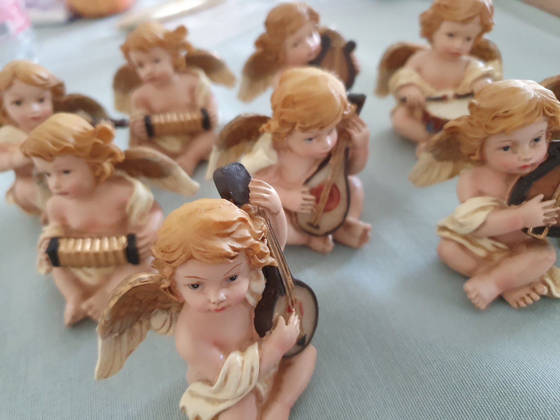 Figuren: Engel mit Instrument 8 Stück – Neu (gemäss Beschreibung) aus Klingnau von Fee1960 1