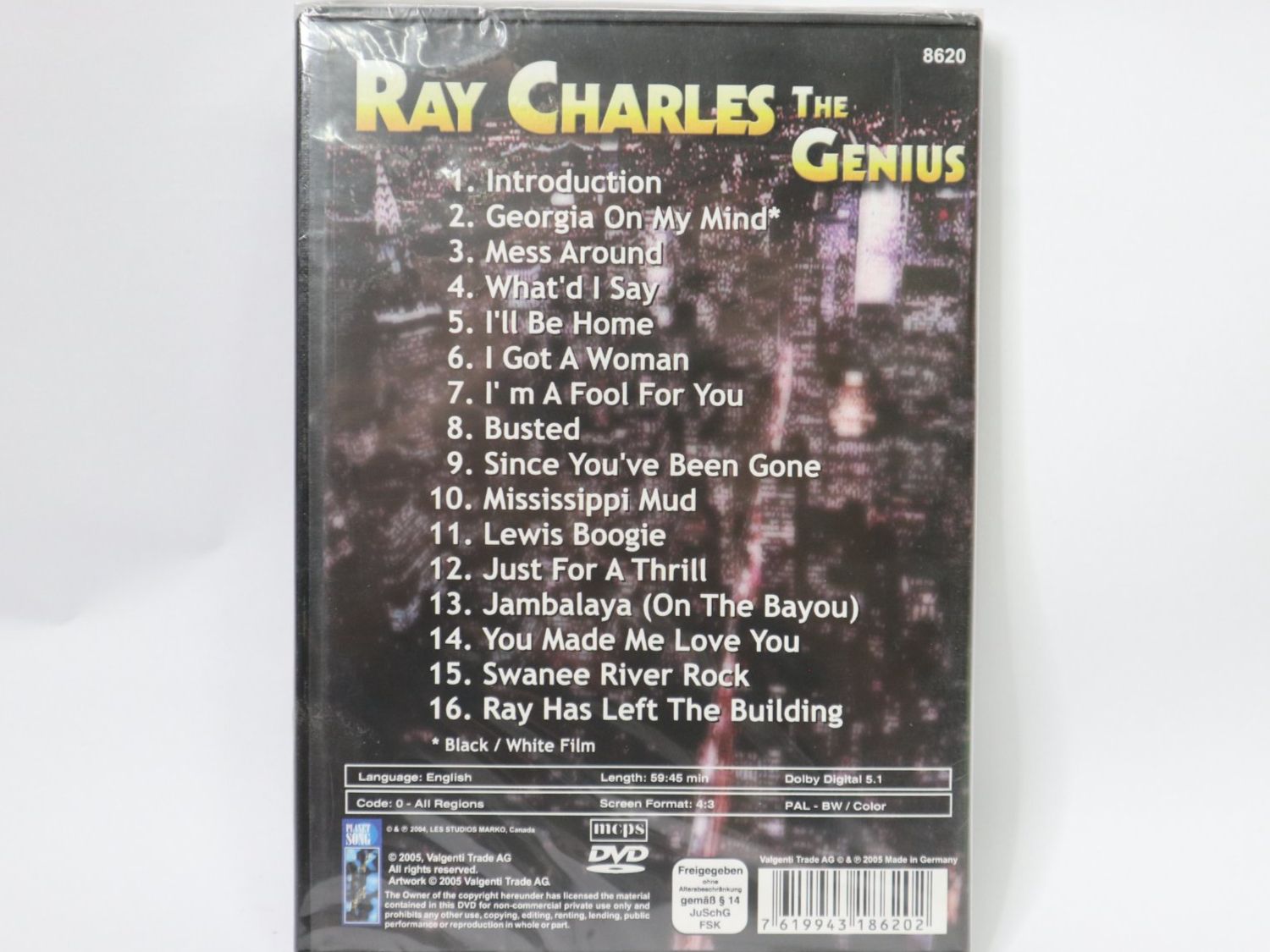 Tutti i DVDs: DVD Ray Charles Genius Orig. Verp. – Nuovo e nell'imballaggio originale da Eschenbach SG venduto da Astalavista 1
