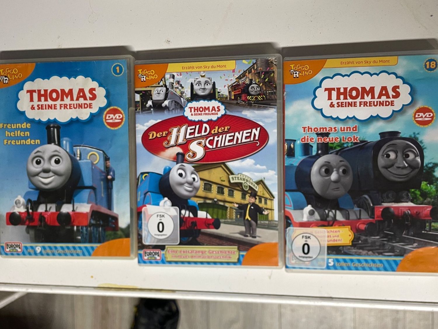 Tutti i DVDs: Thomas & Seine Freunde 3x – Usato da Muri b. Bern venduto da AdidasCollector