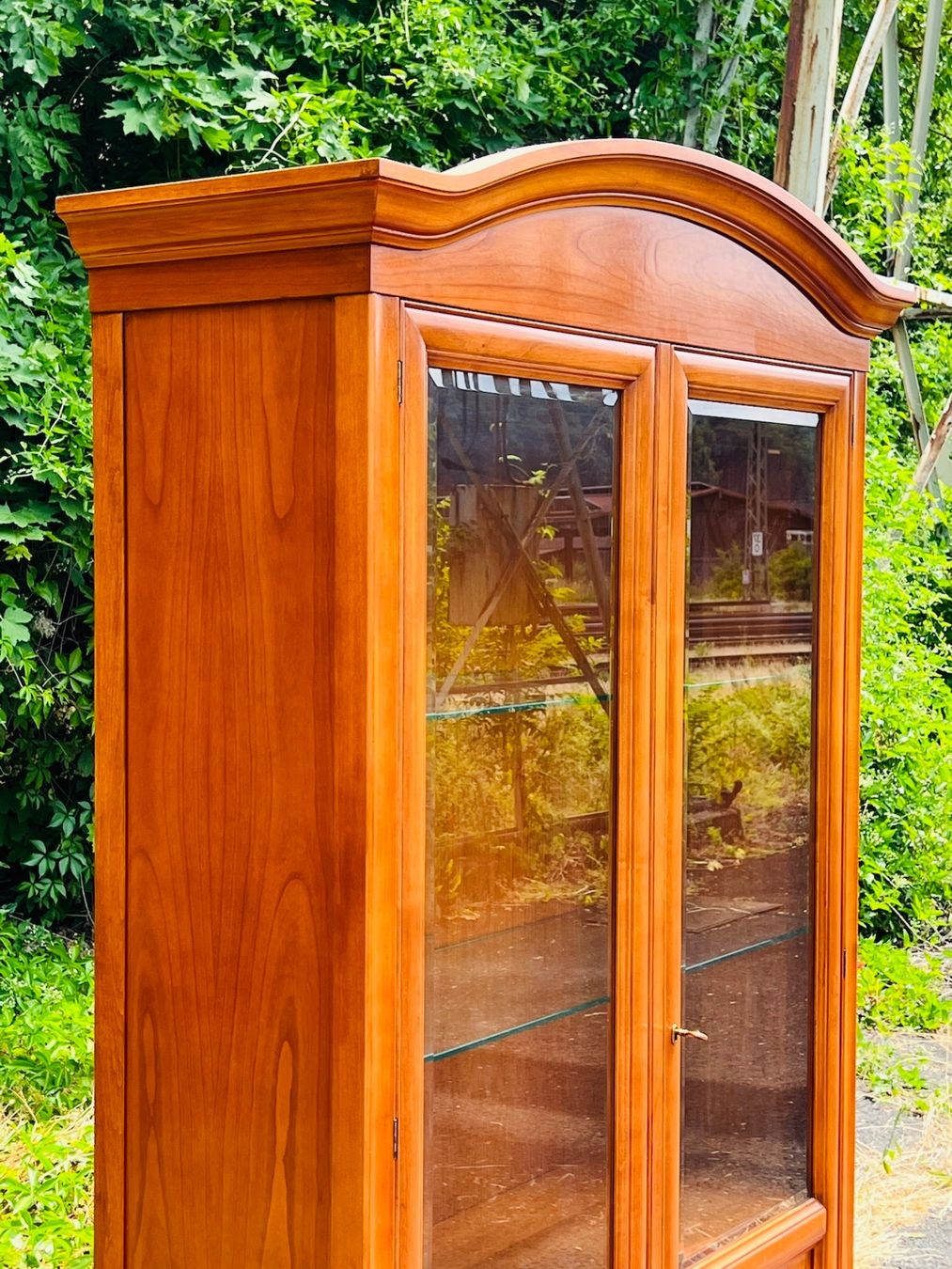 Vetrine: Vitrine Biedermeier Stilmöbel Kirschbaum SELVA + Versand – Usato da Gemünden venduto da GEUENWALD 3