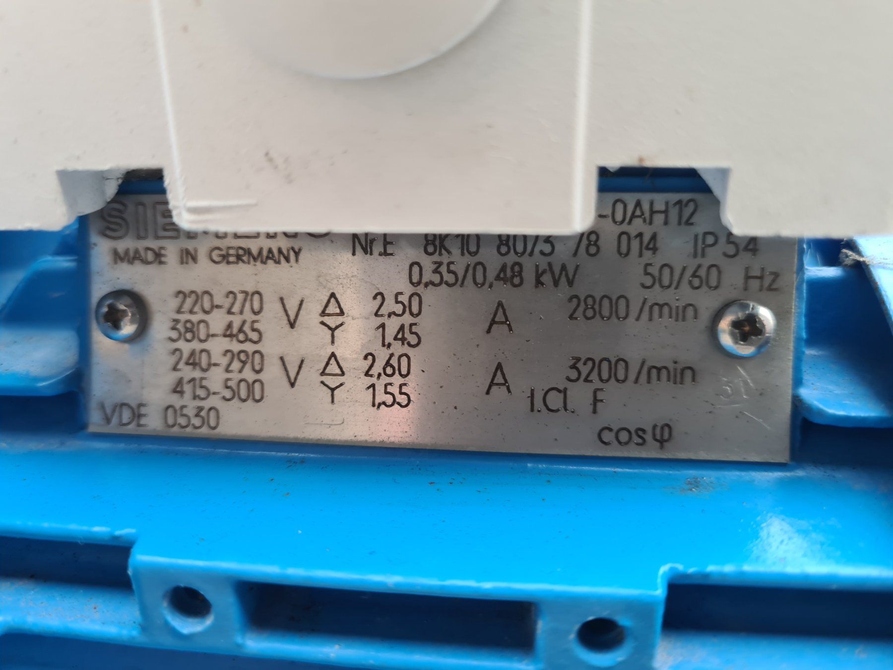 Siemens  Motori: Querstromverdichter  230/380 Volt – Usato da salmsach venduto da gsel 2