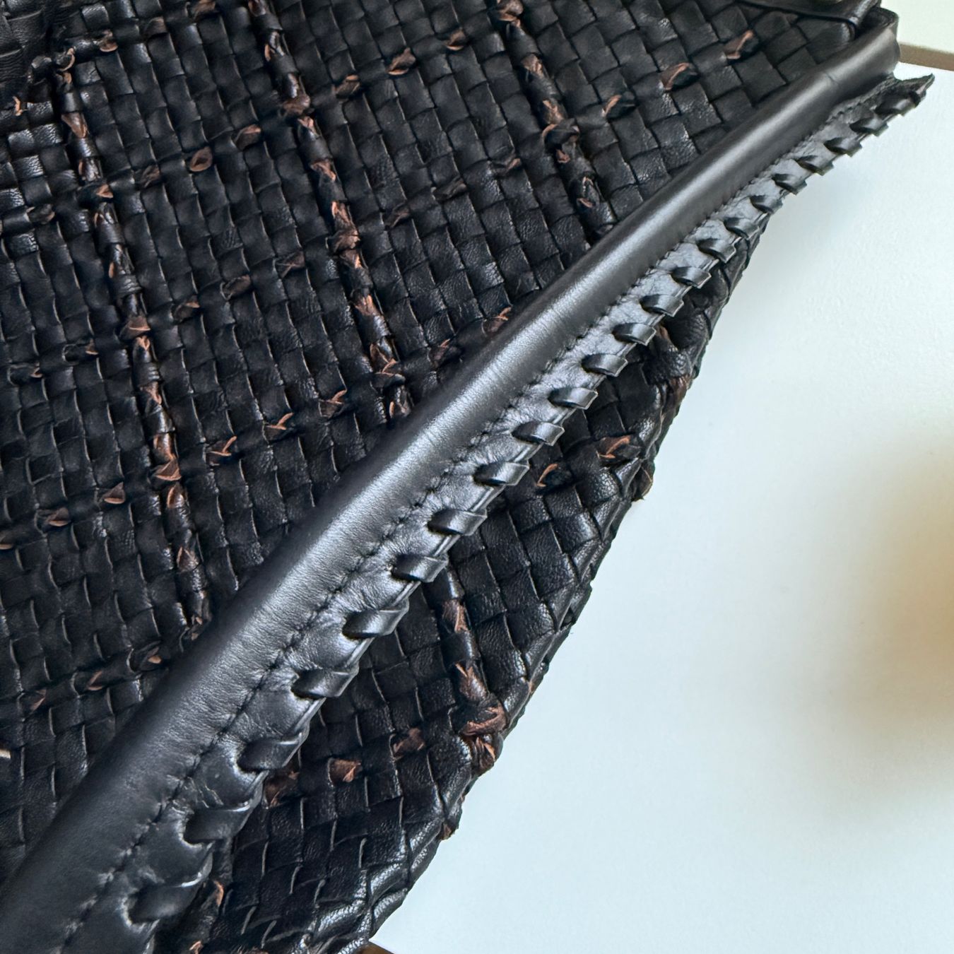 Nina Ricci Borse da donna: Renoma Woven Leather Handbag – Usato da Geneve venduto da DarlingVintage 6