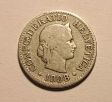 10 centime Suisse 1898