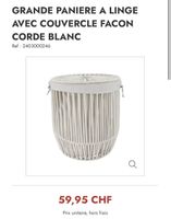 Cute White/Beige Washing Basket 