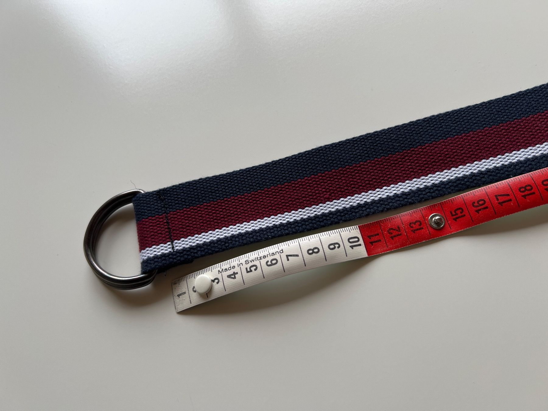 Tommy Hilfiger Cinture: Tommy Hilfiger Stoffgurt mit Doppelring 115cm – Usato da Chur venduto da van_hnc6 2