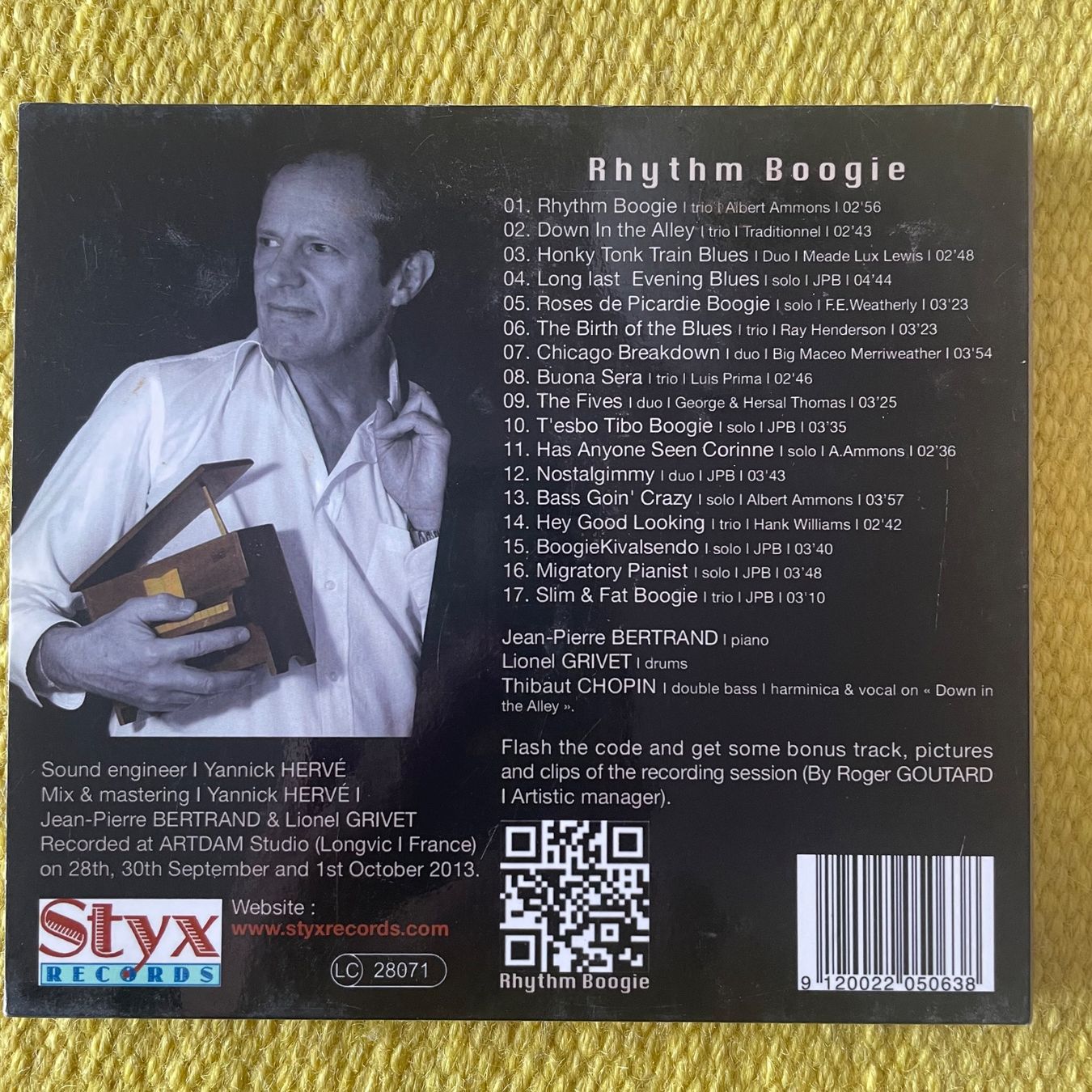 CD: JEAN PIERRE BERTRAND-RHYTHM BOOGIE (DIGIPACK) – Usato da Rorschacherberg venduto da CD-Roli 1