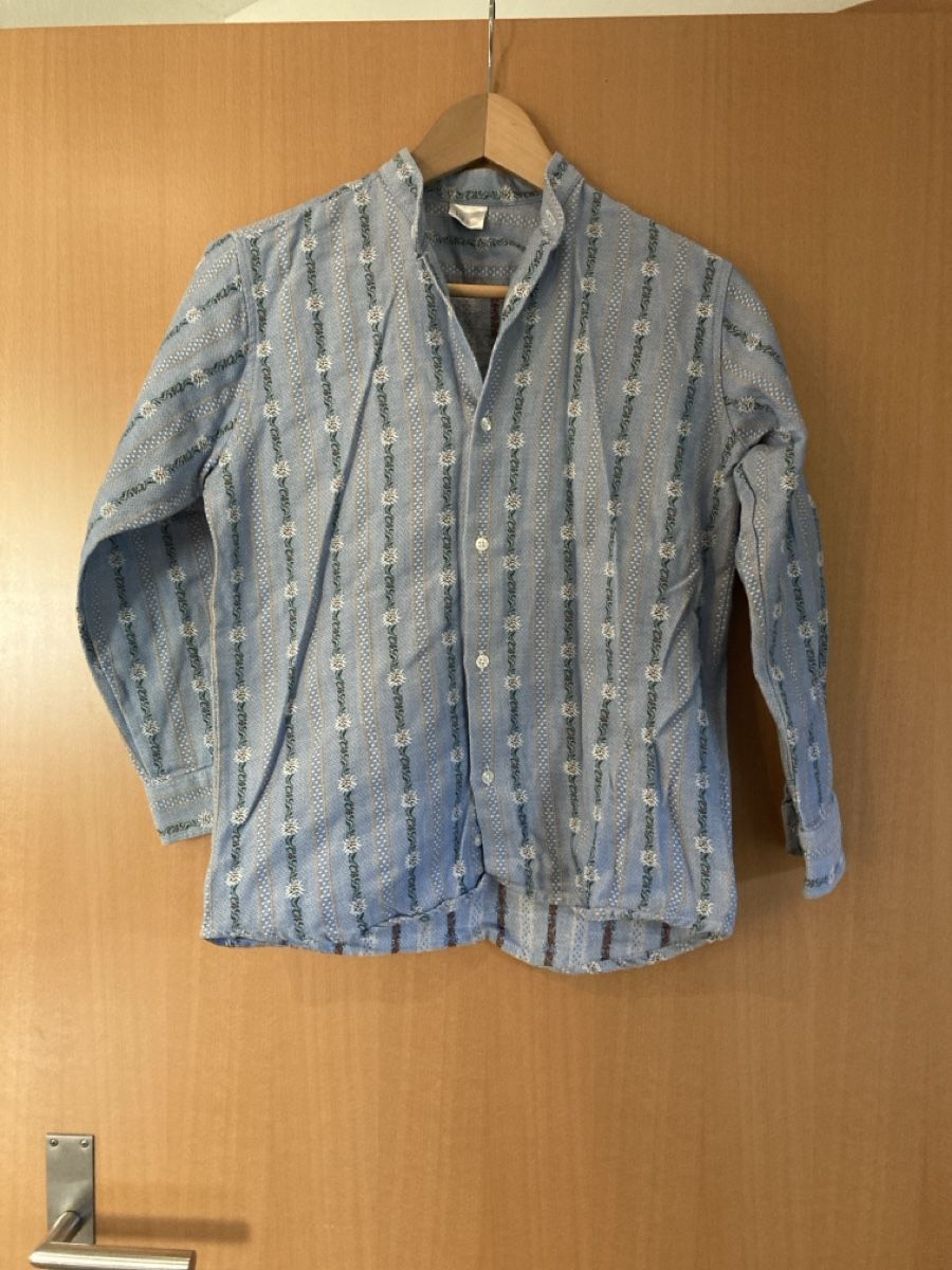 Camicie, T-shirt & Polo: Edelweisshemd Kinder  Grösse 140 Baumwolle – Usato da Gunzwil venduto da AlliumUrsinum