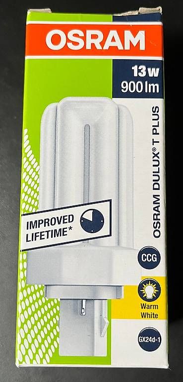Osram Lampade: OSRAM Kompaktleuchte 13W 900lm – Nuovo e nell'imballaggio originale da Bottmingen venduto da bun_97h7