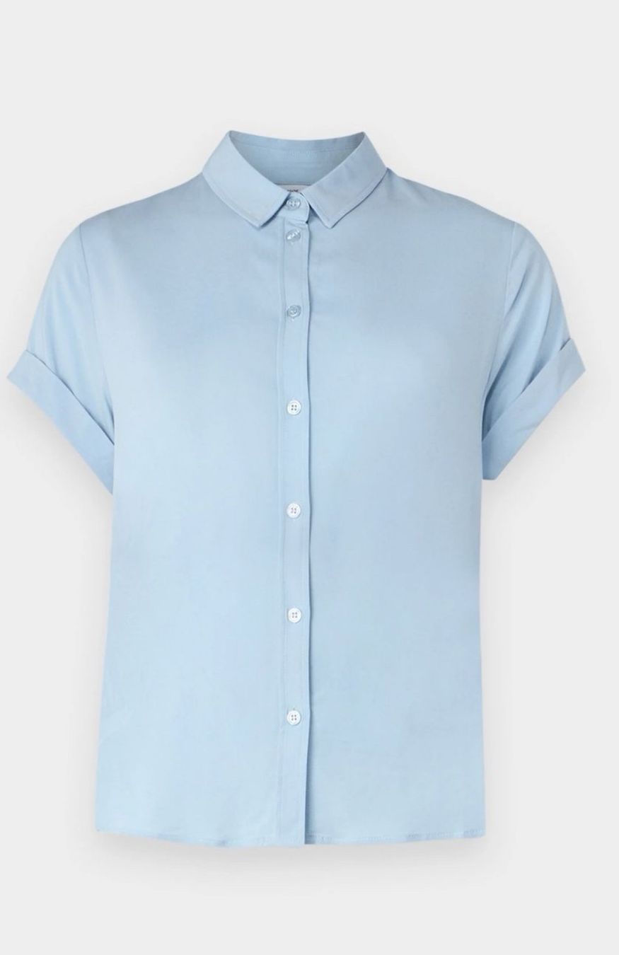 Samsøe Samsøe Camicette: Samsoe Samsoe Bluse Hemdbluse S Hellblau Neupreis 90,- CHF – Nuovo (secondo la descrizione) da Adliswil venduto da wenk09 2