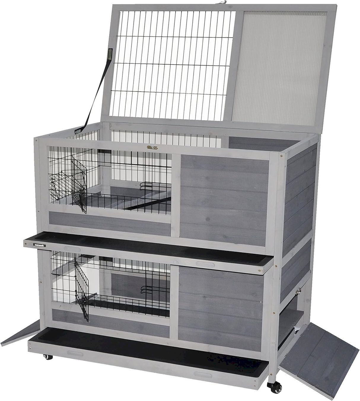Cages, transport & sécurité: Indoor Kleinstierstall Belinda grau – Neuf avec emballage d'origine à Bottighofen par zaap 1