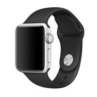 APPLE WATCH 49/45/44/42mm - Bracelet Sport Noir solide