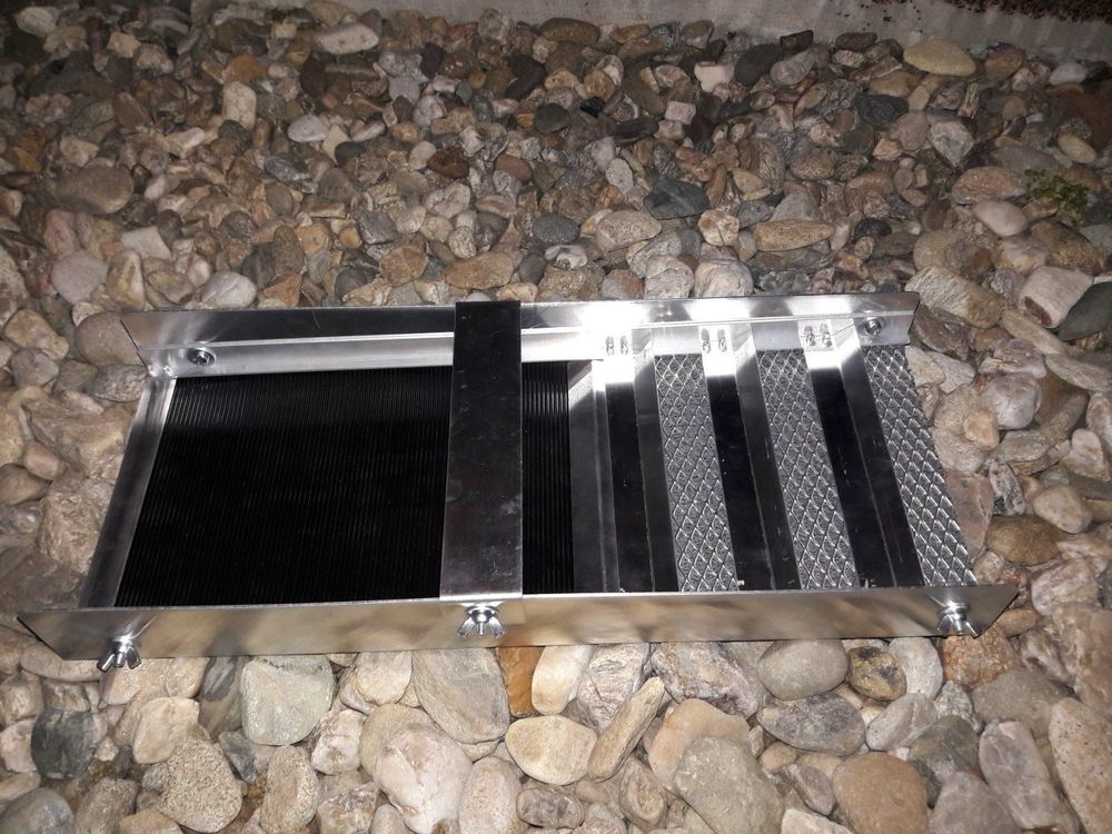 Schleusenbox Goldabbau Faltbare Goldwaschrinne Aluminium 127cm 50 Zoll Gold Sluice Box Tragbar Mit Riffeln Für Goldwaschen In Flüssen