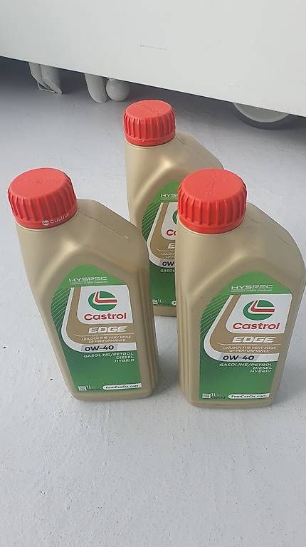 Öl und Additive: Castrol EDGE 0W-40 Motoröl  – Gebraucht aus Root von Tanamofficial