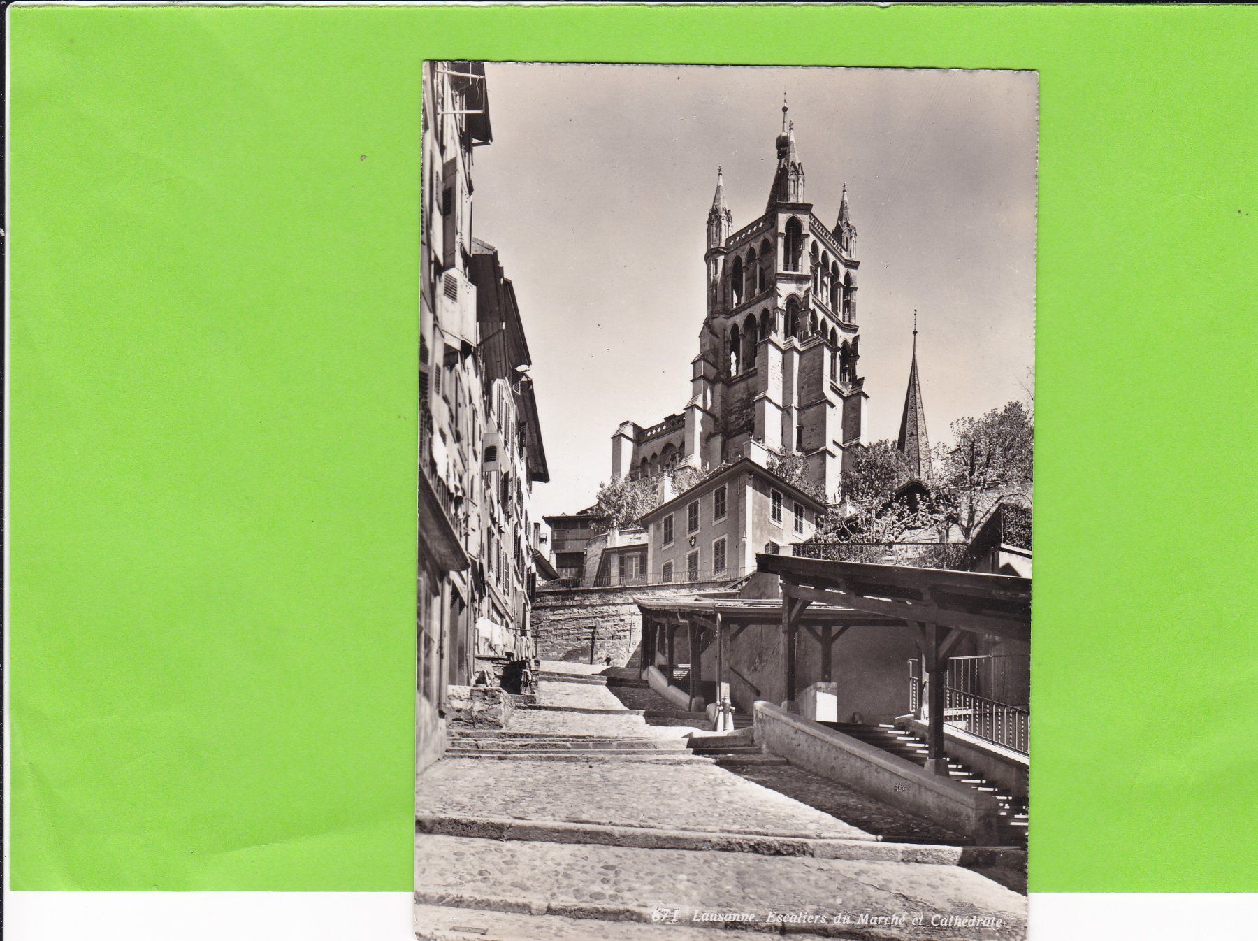 Cartoline postali: Lausanne – Usato da St. Peterzell venduto da neckertal