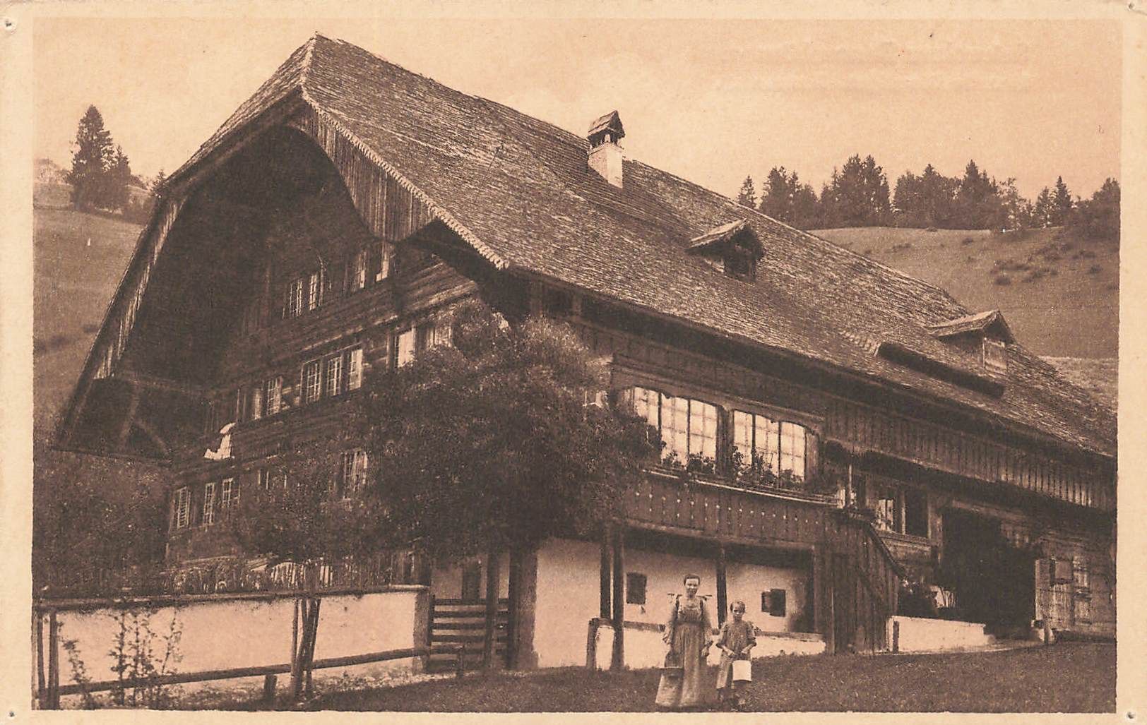 Cartoline postali: Schweizer Bauernhauser Simmental – Usato da Biasca venduto da Blenio71