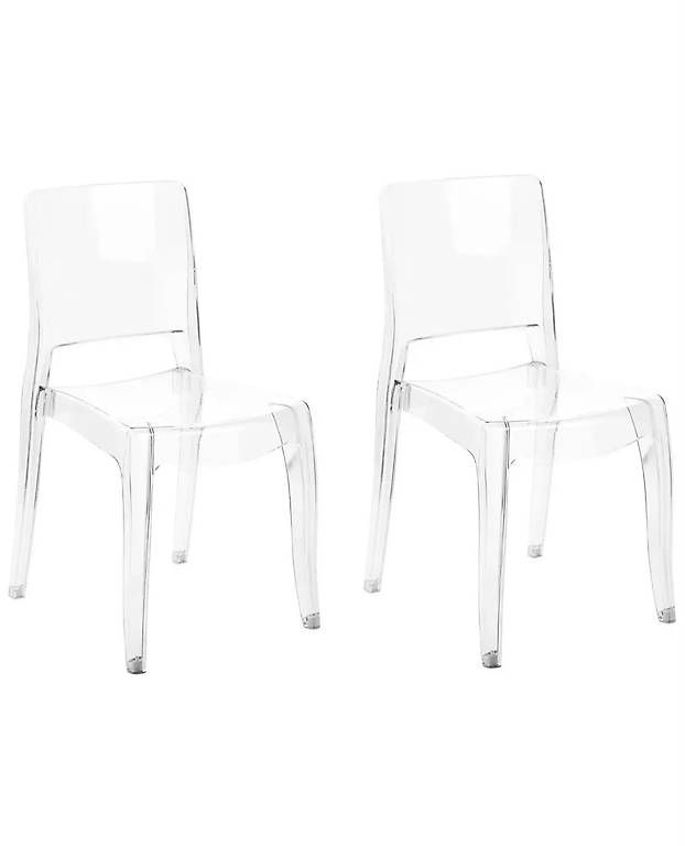 Tavoli: Glastisch 80cm & 2x Stuhl transparent – Usato da Schlieren venduto da nin_s7gg 4