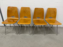 4 Stühle Horgen-Glarus Designklassiker.