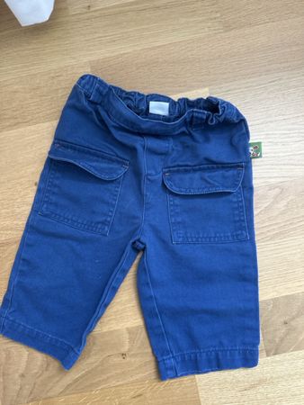 Pantalone Blukids 6 mesi blu con tasche usato
