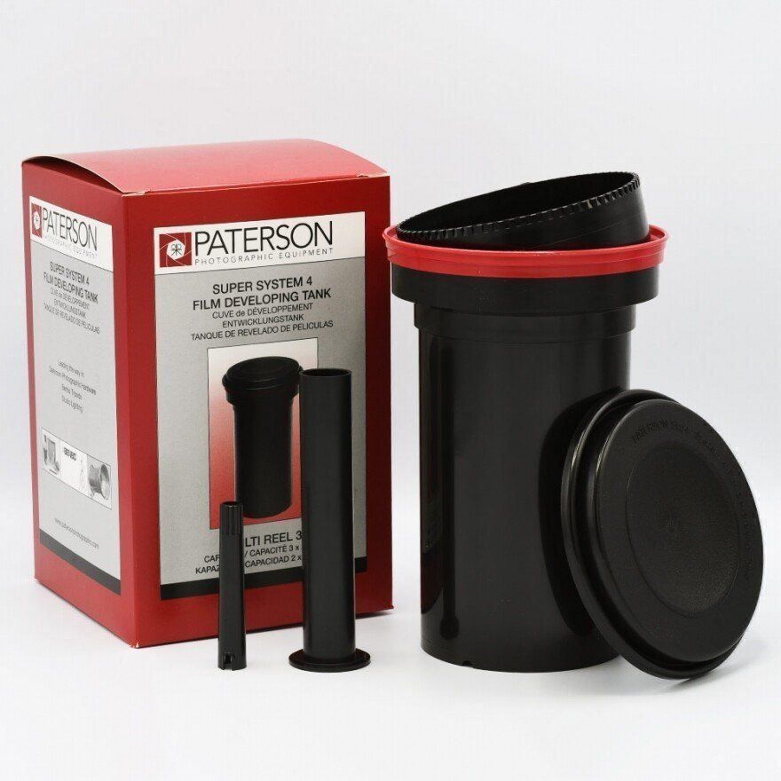 Laboratorio & Camera oscura: Paterson Multi Reel 3 Entwicklungstank – Nuovo e nell'imballaggio originale da Halden venduto da TopFoto