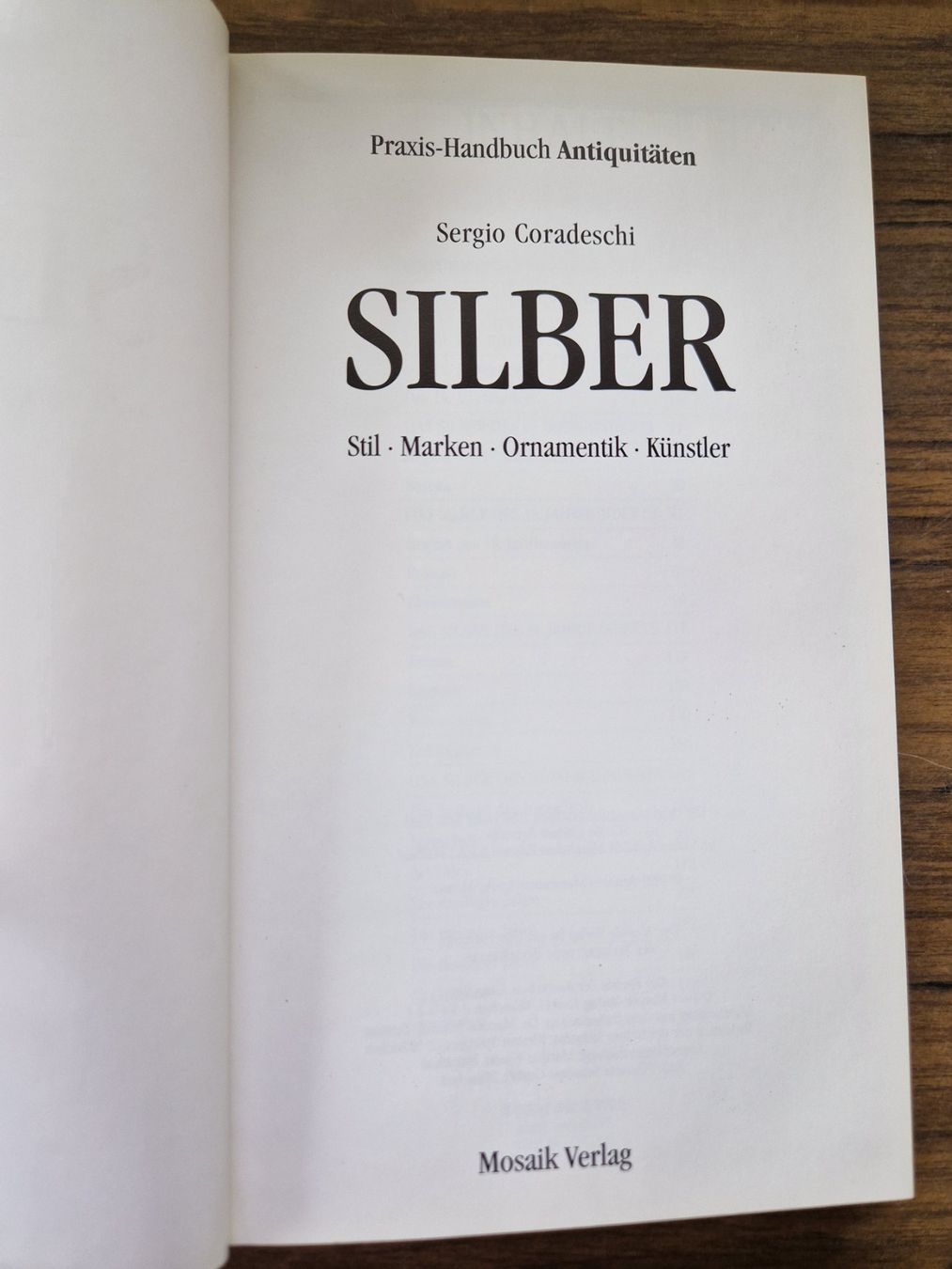 Bücher: Silber - Stil Marken Ornamentik Künstler – Gebraucht aus Mörschwil von aik_x8mc 1
