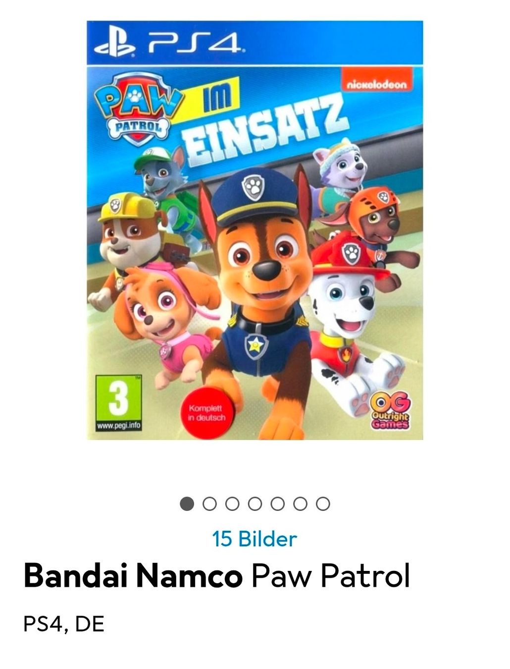 Giochi: Paw Patrol ps4 Spiel – Usato da Frick venduto da Mitaru 1