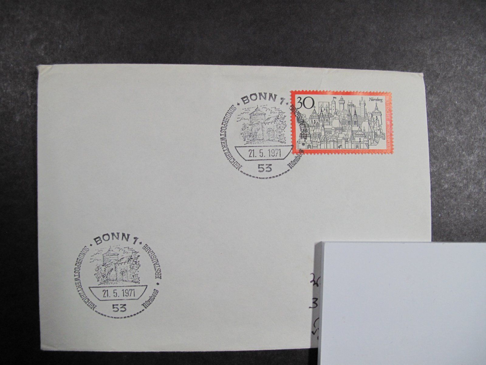 Tutti i francobolli: BRD 1971 Nürnberg FDC – Usato da Wil SG venduto da fva01