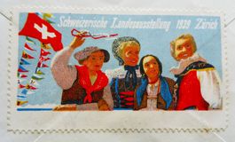 Brief mit Kehrdruck und seltener Vignette der Landi 1939