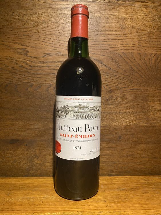 Château Pavie 1974 !, Saint-Émilion 1