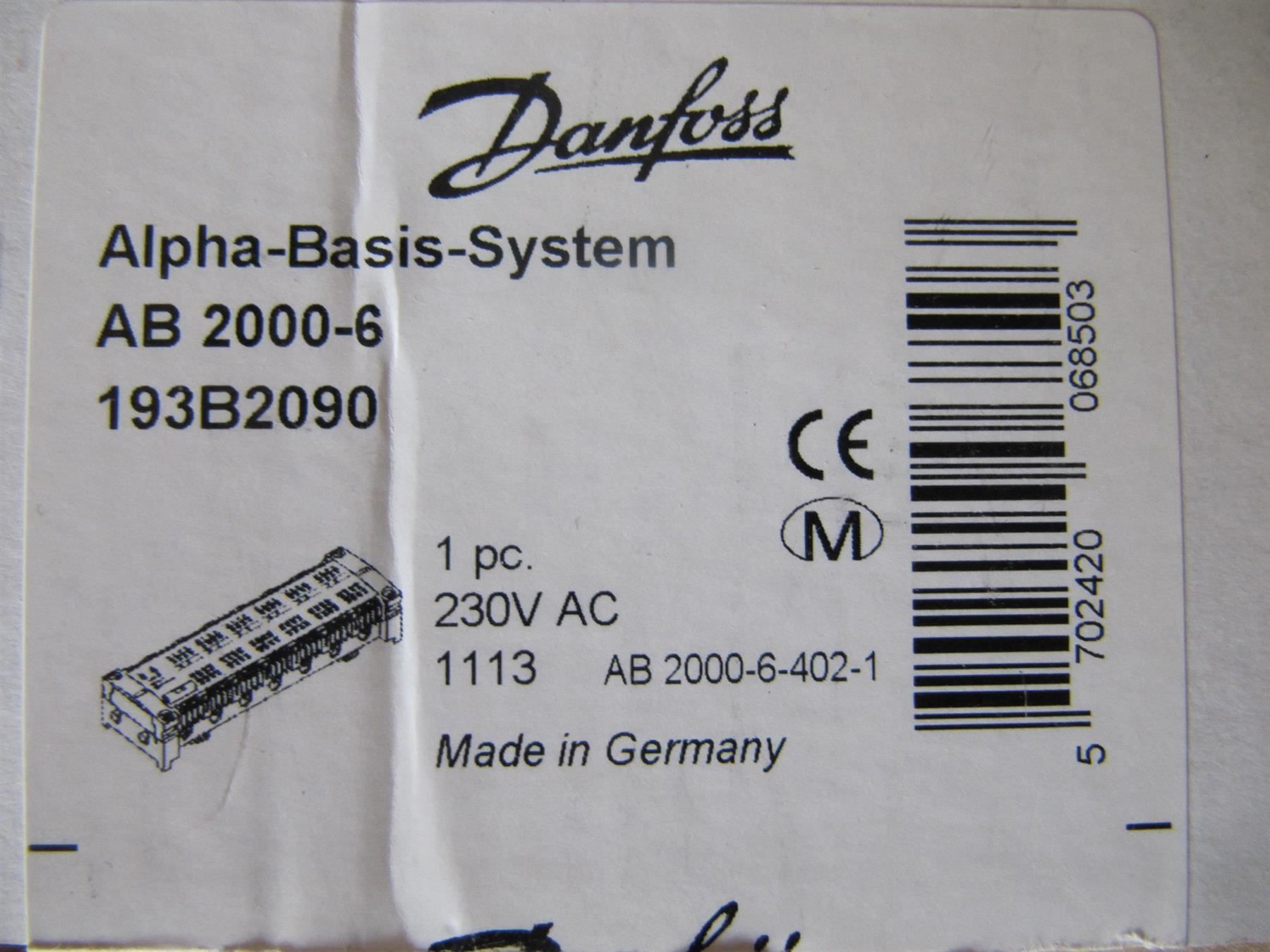 Altro per industria metallurgica: Alpha-Basis-System AB 2000-6 von DANFOSS – Nuovo (secondo la descrizione) da Basel venduto da Ruben2210 3