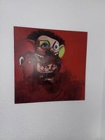 GEORGE CONDO 70x70 auf Leinwand
