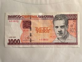(11) 1'000 kubanische Pesos 2025