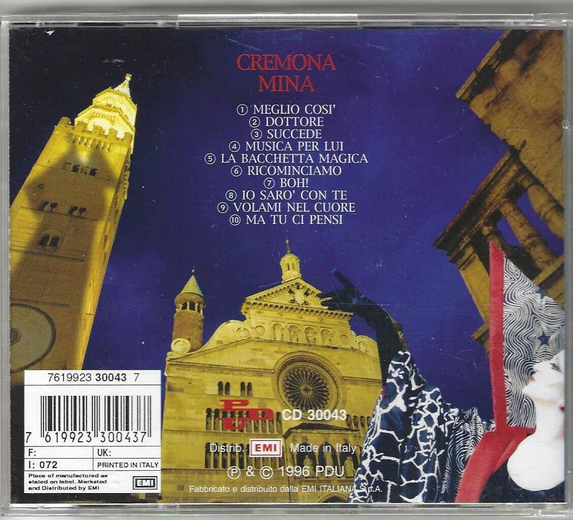 CD: Mina – Cremona – Usato da Genève venduto da CDLPBookS 1