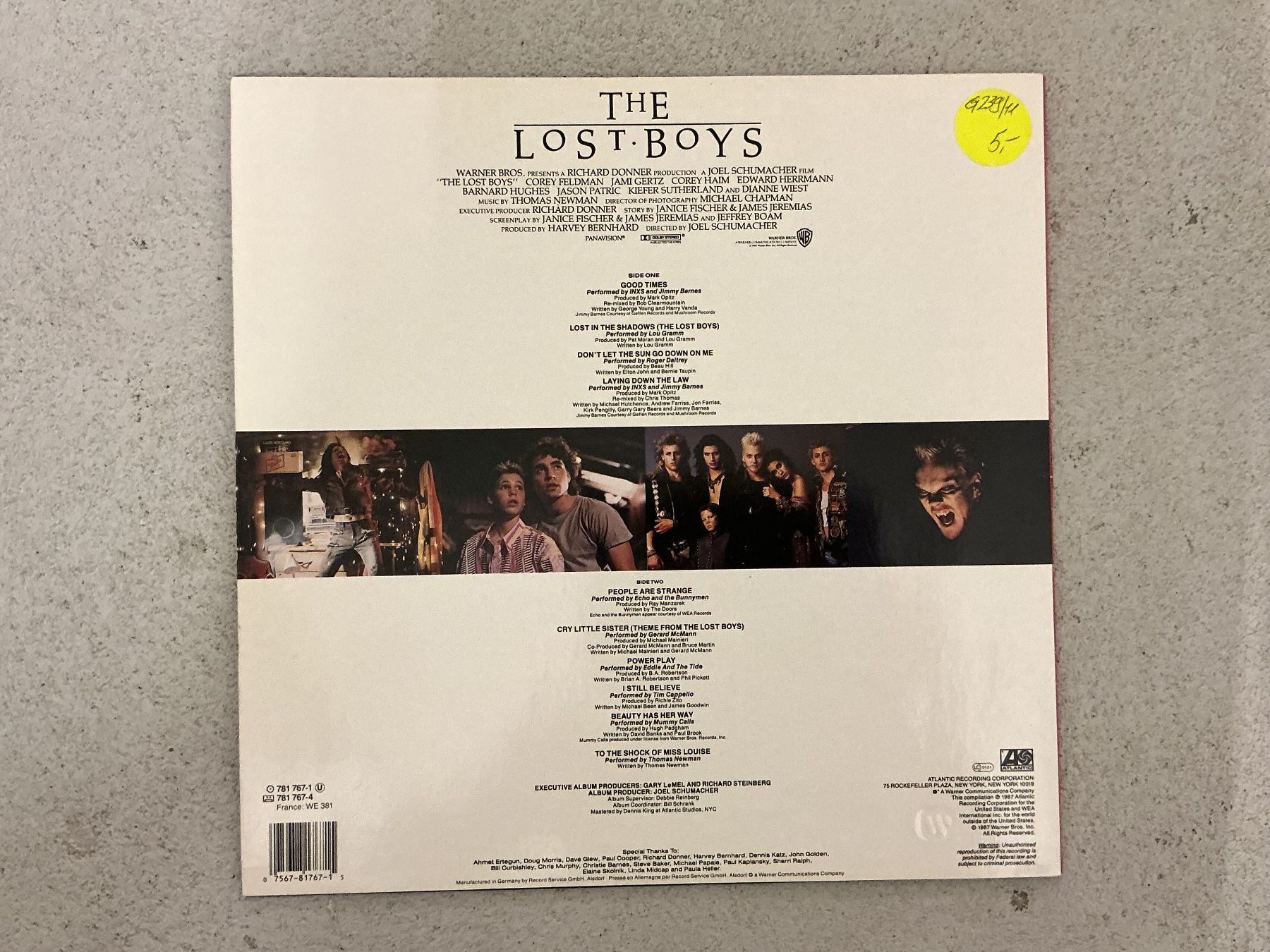 Dischi in vinile: Soundtrack LP -  The Lost Boys – Usato da Winterthur venduto da Tumko_7_Vinyl 1