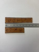 Blancpain Leder Armband Strauss 19x16mm Braun