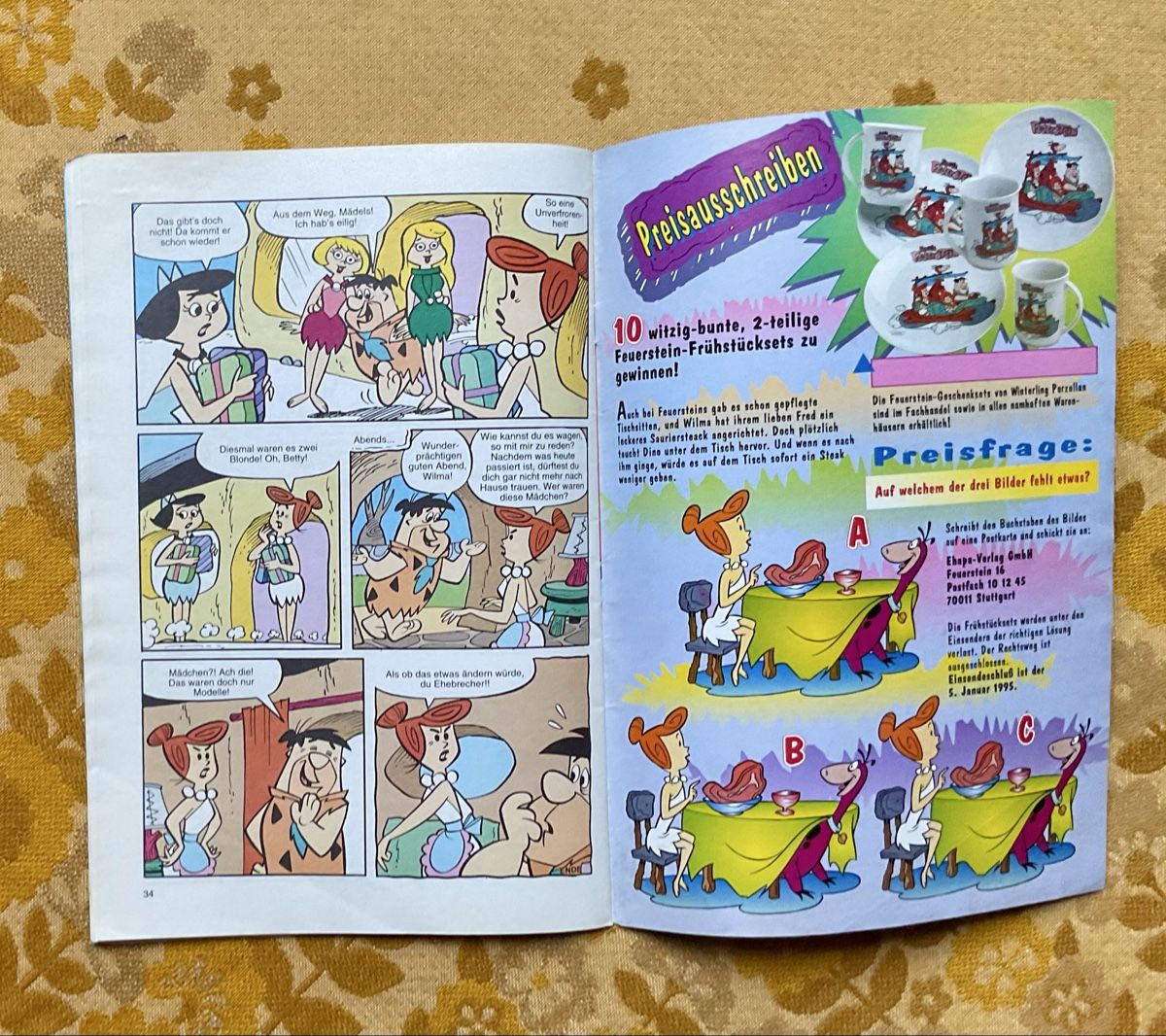 Fumetti: Familie Feuerstein Heft von 1994 – Usato da Endingen venduto da nathan05 8