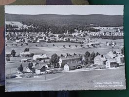 Photo Karte Le Sentier - Vue generale Gelaufen Bahnpost 1942